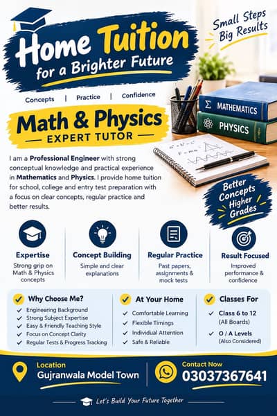 Home Tuition Available