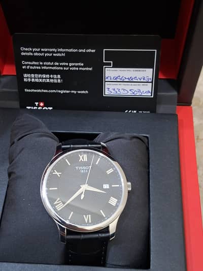 Tissot Tradition Quartz (Black Dial / Leather)