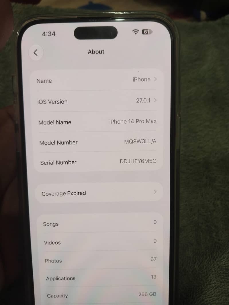 Apple iPhone 14 Pro Max JV  Original Set 13
