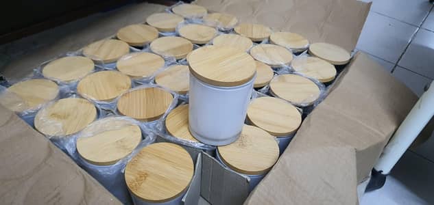candle making glass jars