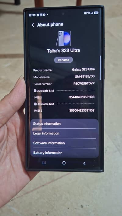 Samsung Mobile S23 Ultra