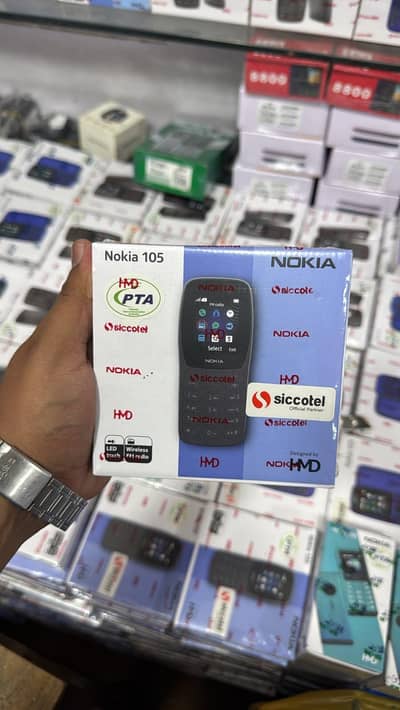 Nokia 105 Classic Dual SIM Box Pack PTA Approved