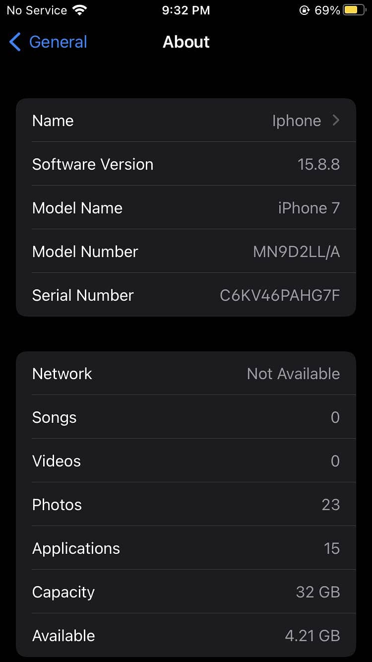 Apple iPhone 7 0