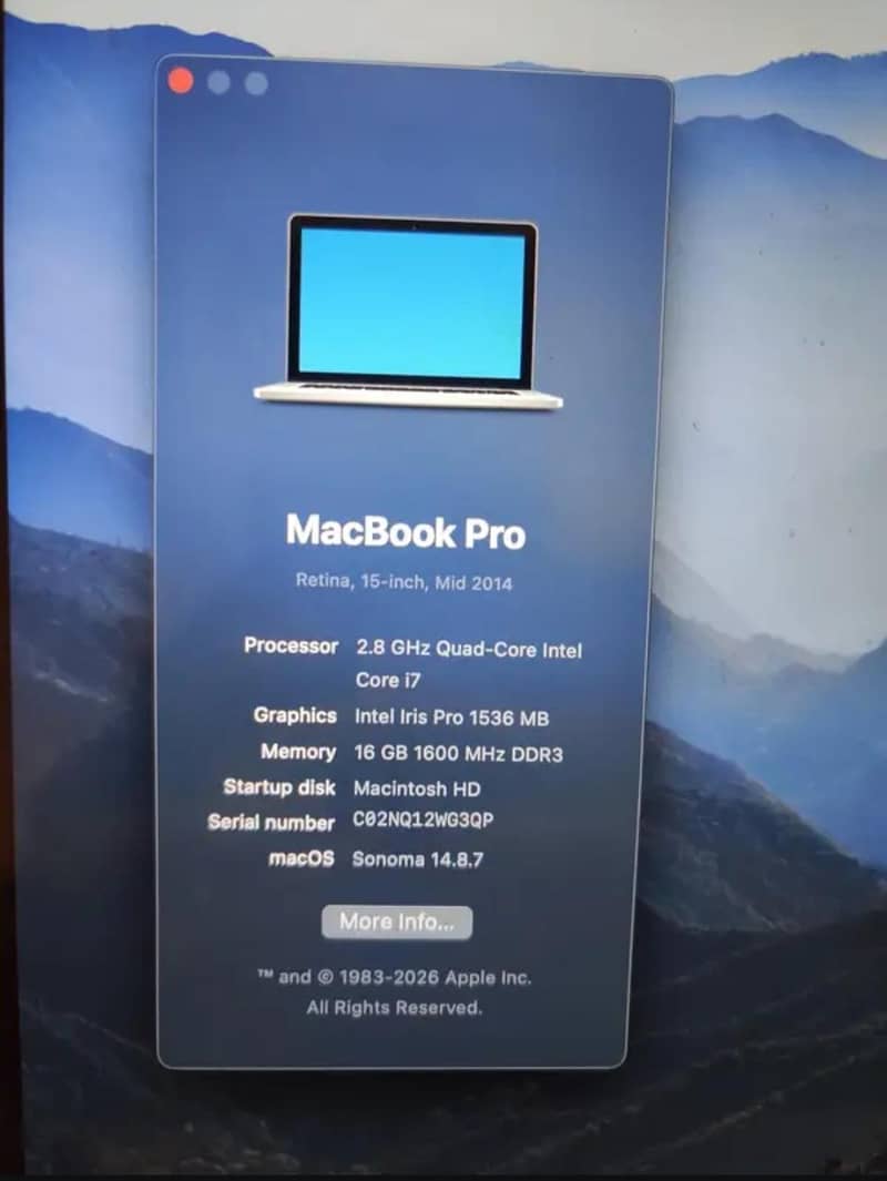 MacBook Pro 2014 0