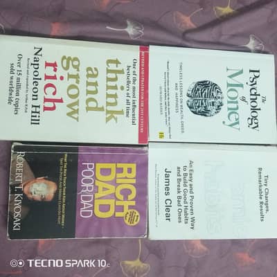 4 books set ( used , condition is good )