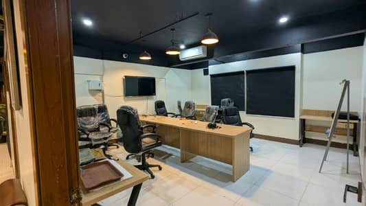 SILENT COMMERCIAL OFFICE SPACE AVAILABLE FOR RENT GULSHAN-E-IQBAL BLOCK 5