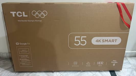 Brand new TCL 55V6D 55 inch 4K Google TV - Box packed