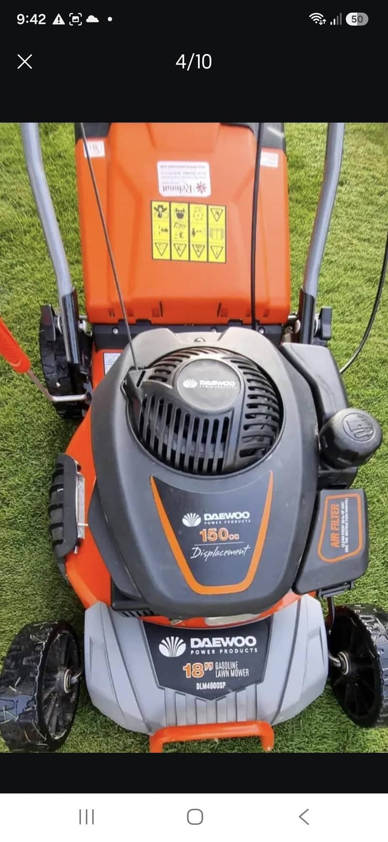 Grass cutting machine, Daeewoo Original 1