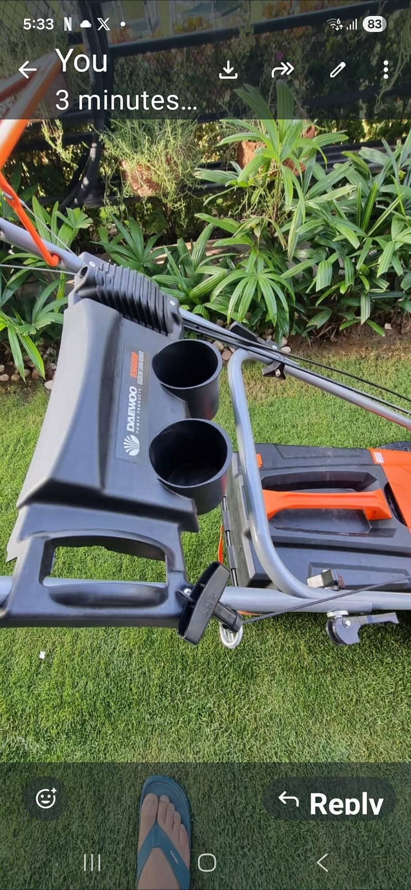 Grass cutting machine, Daeewoo Original 7