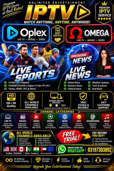 live steaming IPTV SERVICE AVAILABLE!!