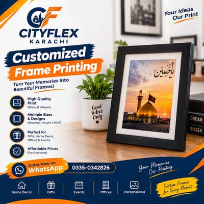 Customized Frame Printing in Karachi | Photo Frames, Gift Frames & Hom