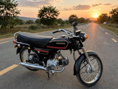 Honda CD 70 Model 1973 - Fully restored CDI -10/10 Condition