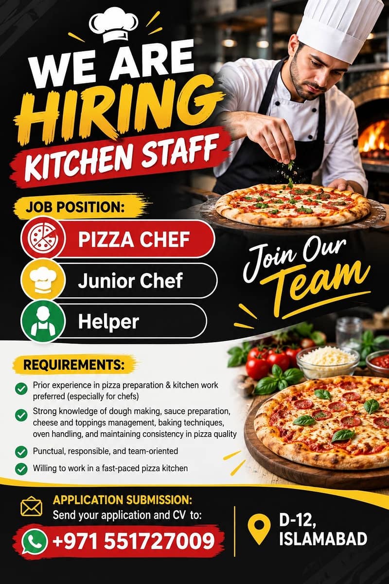 Kitchen Staff Required 0