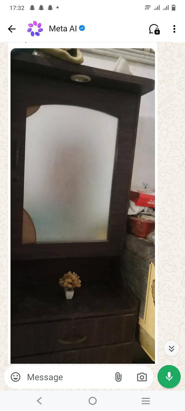Worden dressing table with mirror 0