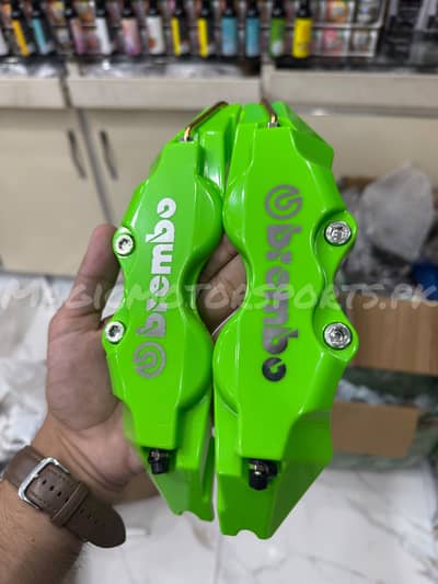 Lime green brenbo break callipers