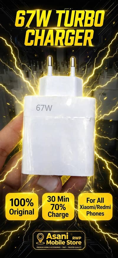 Original 67 watt all in one Mobile Supported  Guarantee