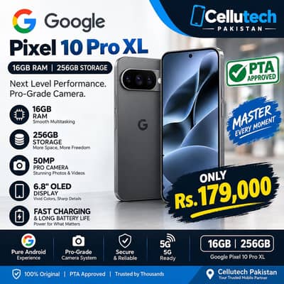 Google Pixel 10 Pro XL 16/256GB PTA Approved