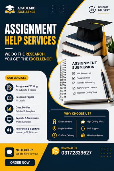 Assignment Writing & Research Help Services | All Subjects, Reports, C