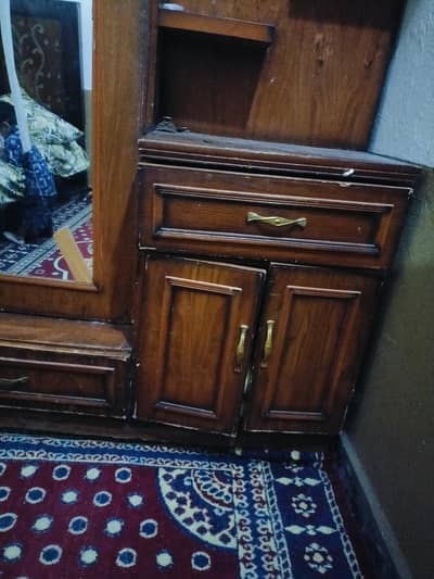 double bed and dressing