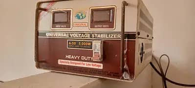 Universal (A-50) Heavy Duty (5000 watt) Automatic stablizer For Sale