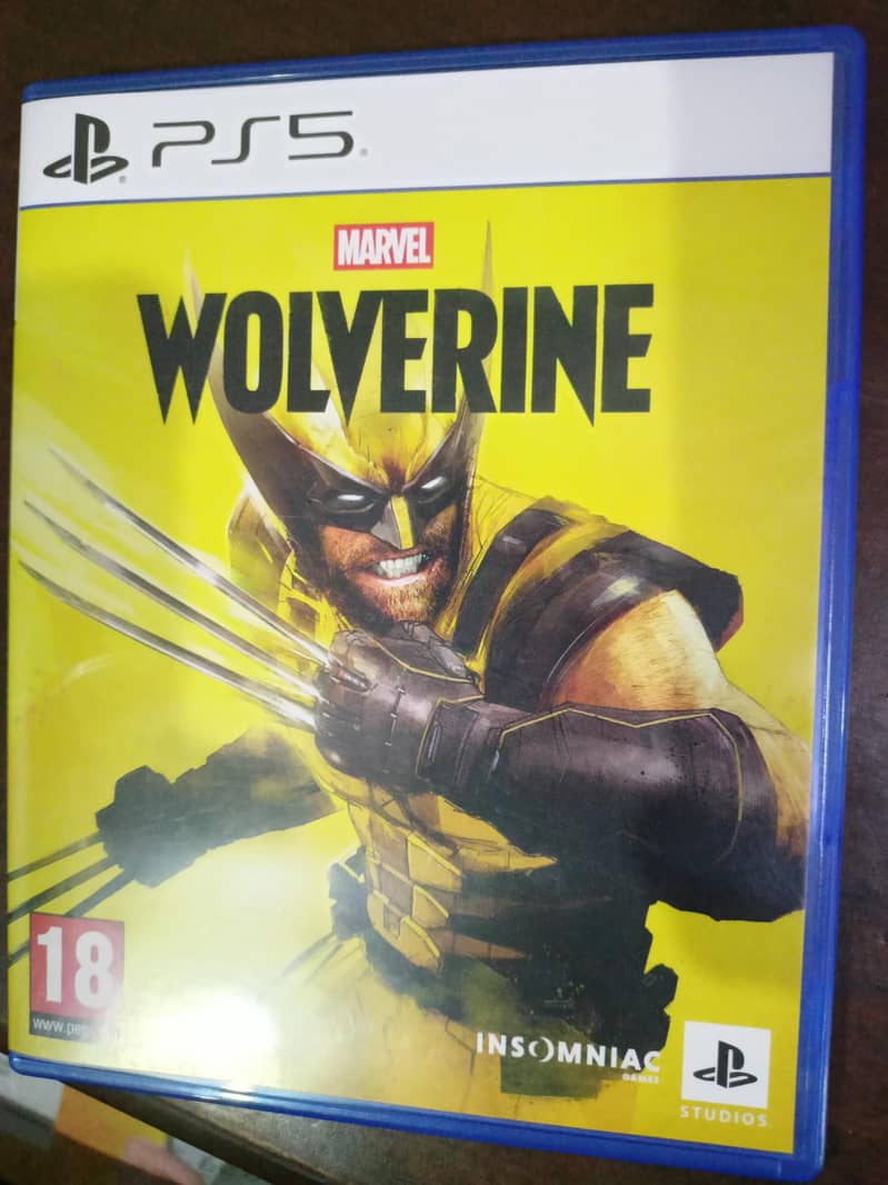 Wolverine PS5 game Disc 0