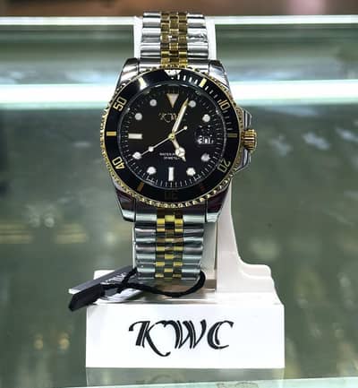 kwc original watches japani machine 1 year warranty