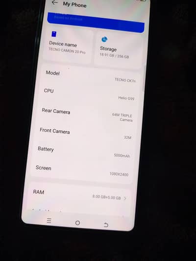 Tecno CAMON 20 Pro