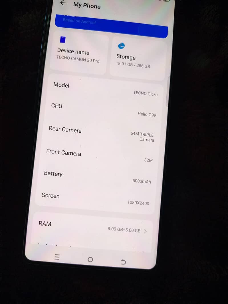 Tecno CAMON 20 Pro 0