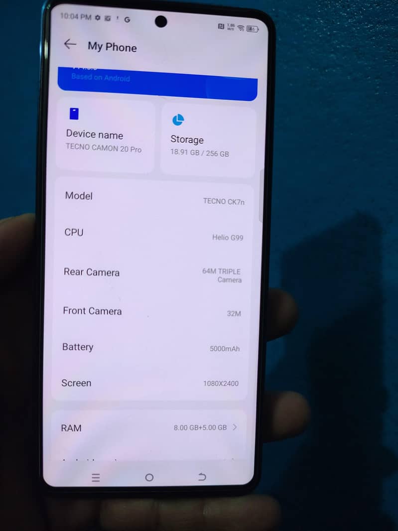Tecno CAMON 20 Pro 4