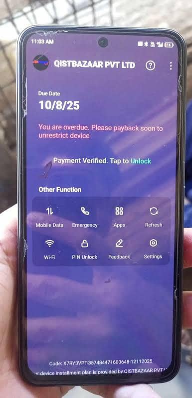 Apna qist lock mobile sale karay read ad
