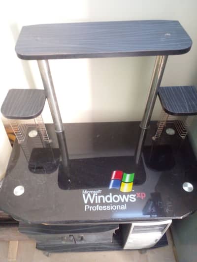 Computer table trolley