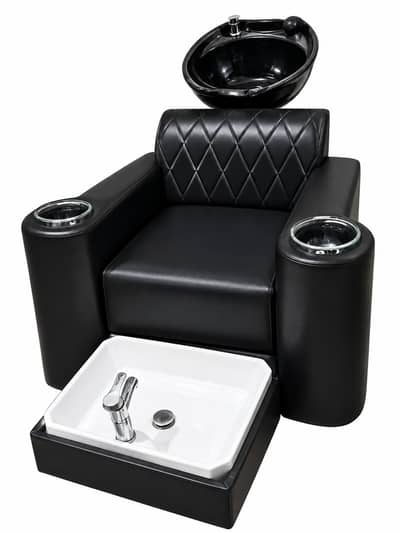3 in 1 Shampoo Chair with Pedicure & Manicure Bowl - Used 8/10