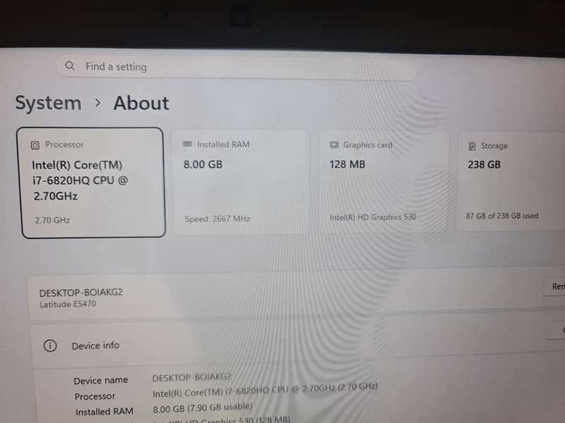 Dell latitude e5470 3