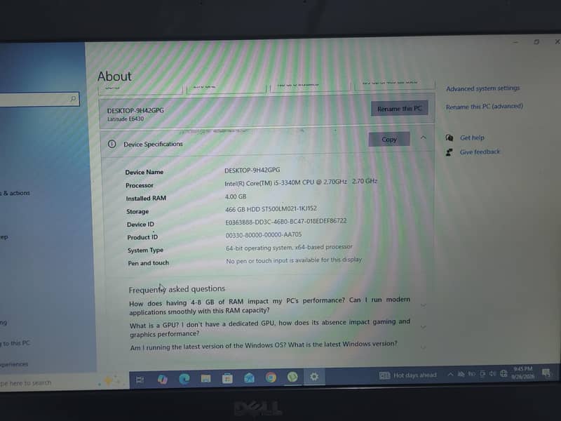 core i5 3rd generation dell 0