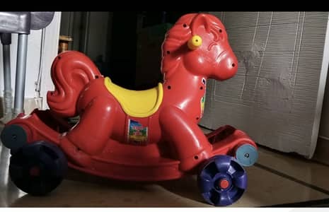 Rocking And Riding 2 in 1 Horse Toy For Kids
