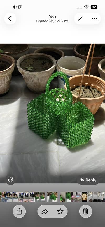Handmade brush set with basket