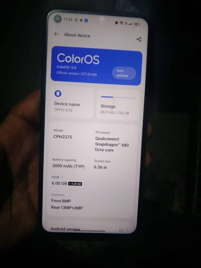 OPPO A76 4