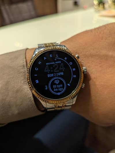 michael Kors lexington 2 tri tone smartwatch