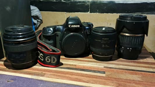 Canon 6D and lenses for sale