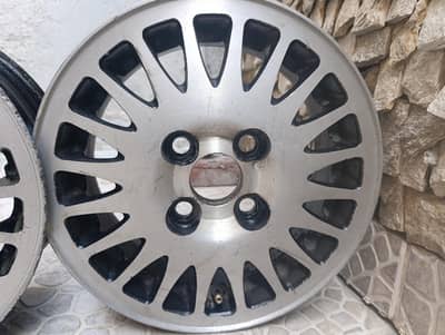 ALLOY RIMS 13 inch 100 PCD FOR ALTO 660 japanese