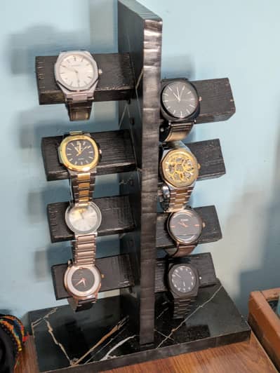 watch stand wooden