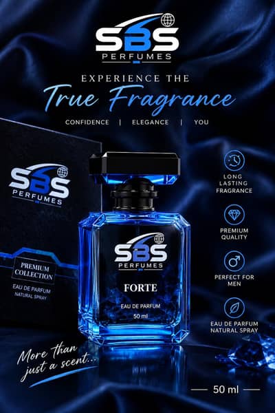 SBS FORTE Men's Perfume 50ml | Premium Long Lasting Fragrance