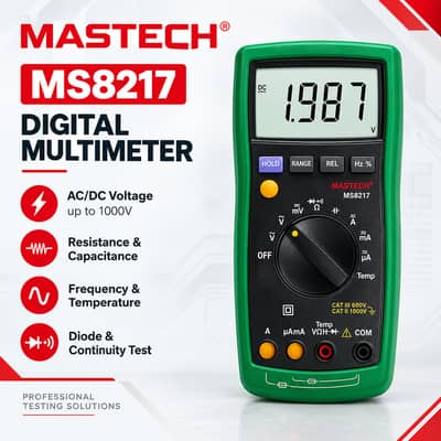 MASTECH MS8217 Digital Multimeter | AC/DC 1000V