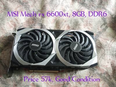 Graphics Cards, amd, rx,6600 and 6600xt, Warranty 10days