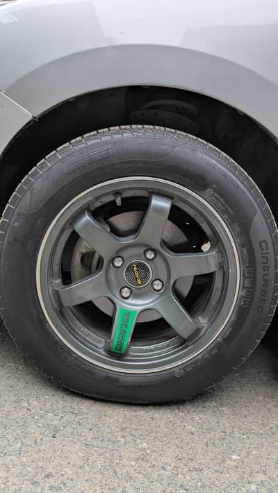 rays te-37 extreme concave rims (only rims no tyres)