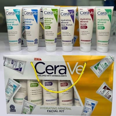 Pack of 6 – CeraVe Hydrating Mineral Facial Kit