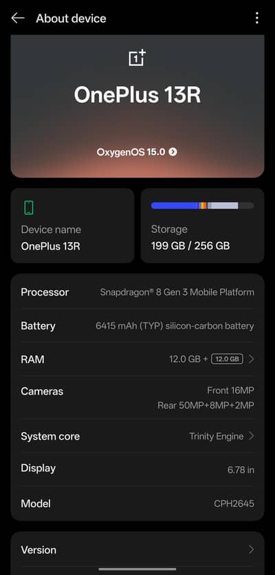 One Plus 13R