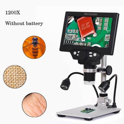 G1200 Digital Microscope 1200X with 7 Inch LCD Screen