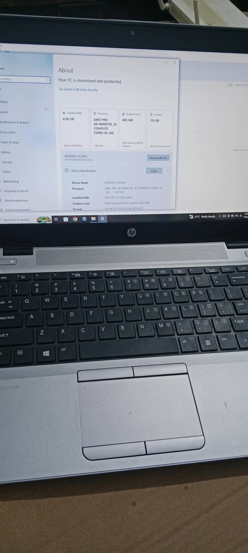 HP EliteBook mt43 Thin Client 1