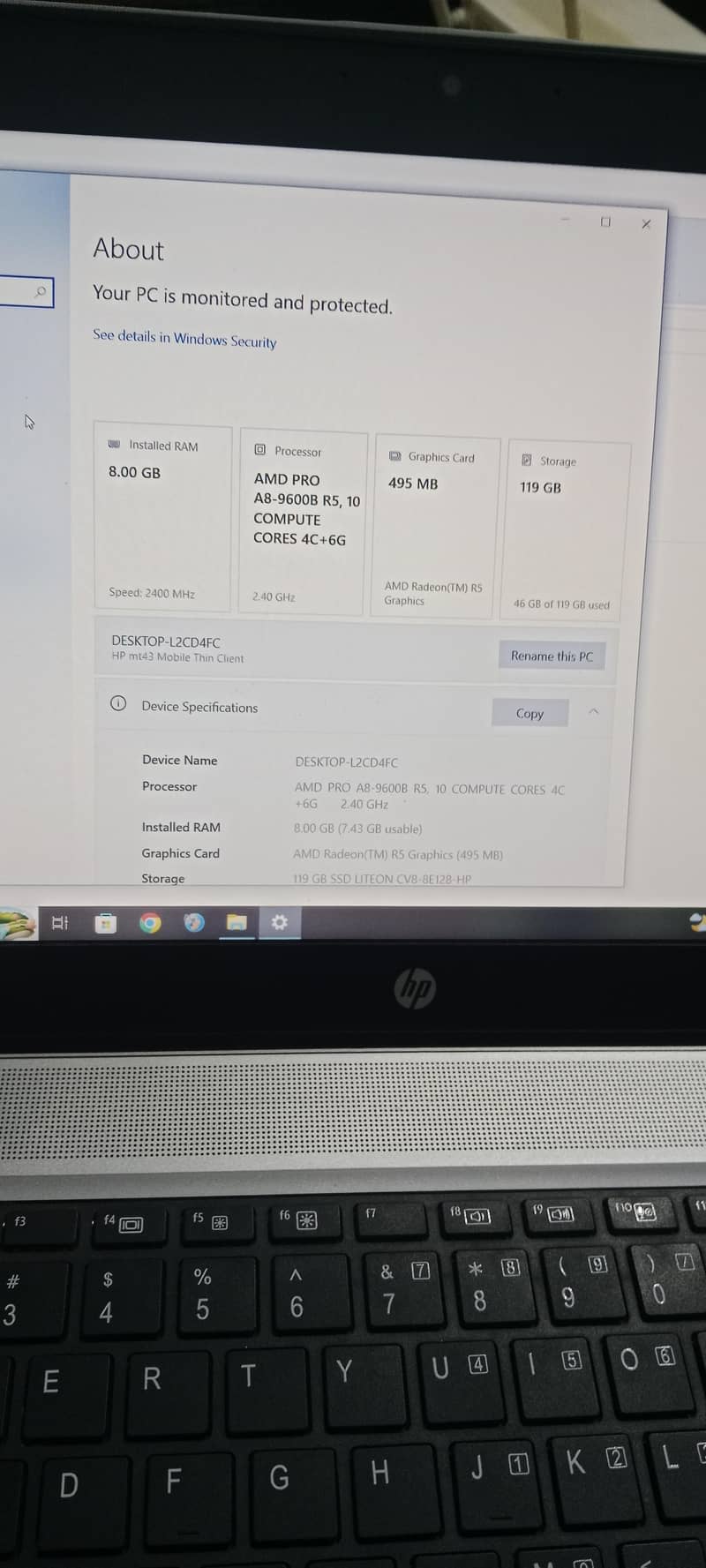 HP EliteBook mt43 Thin Client 3